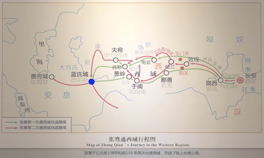 路线图之所以没有地理背景,一个重要的原因是准确的路线是不知道的,于