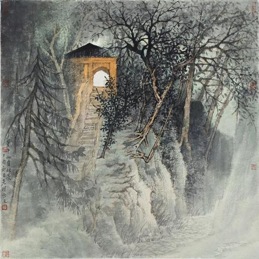 曾先国画家《北势南韵 师古新境》