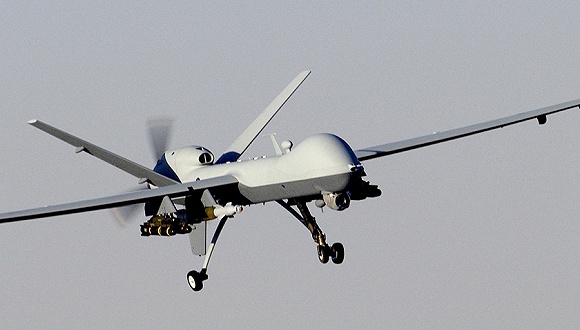 mq-9型"死神"(reaper)型无人攻击机.图片来源:视觉中国