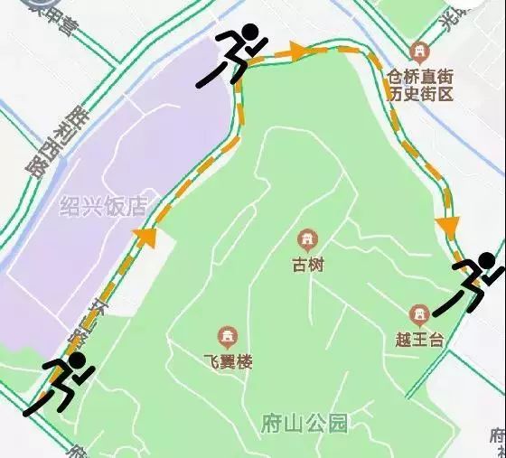 备战越马绍兴跑步地图新鲜出炉跟着地图去奔跑吧