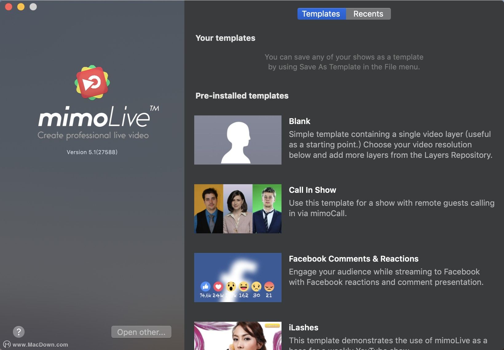 Mimolive 视频直播制作软件 Mac