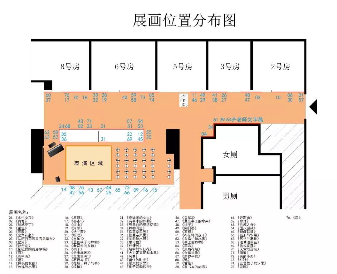 时光艺术慈善义卖展活动流程展厅功能分布图介绍