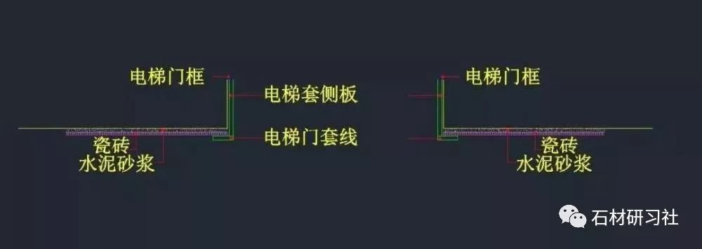 石材电梯门套案例欣赏及测量方法