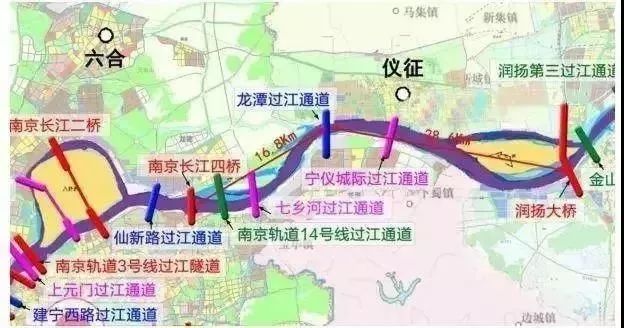 龙潭过江通道初步获批,以后从南京去这些地方更方便!