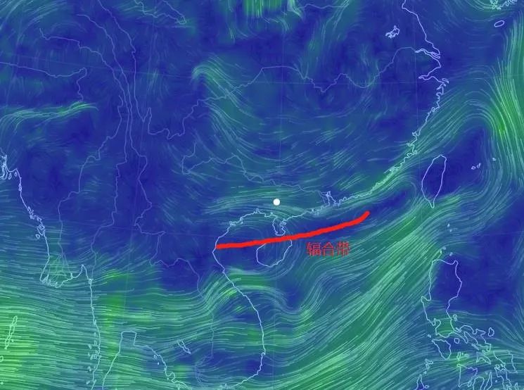 8月20日17时850hpa风场示意图