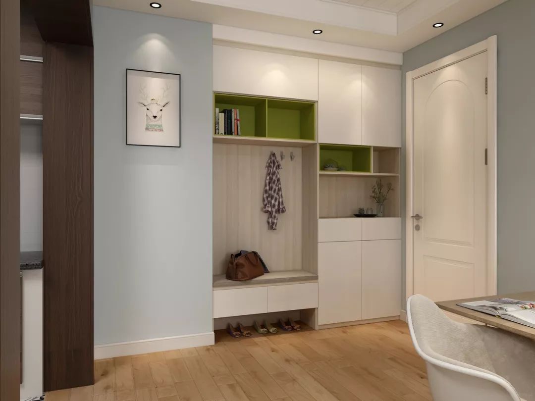 入户鞋柜设计带挂衣区 164e6a9fb5d048509a7852d2f075aea1.jpeg