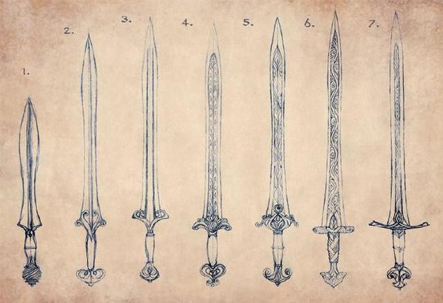 「推荐」精灵人物的武器怎么画?多种常见武器剑与弓的