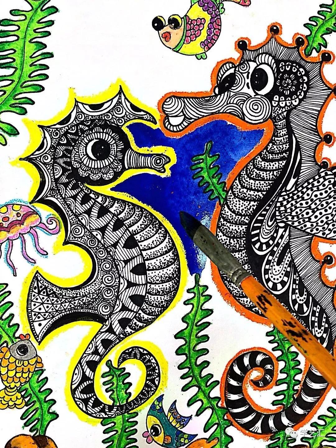 设计色彩绘画图片(设计色彩是什么)