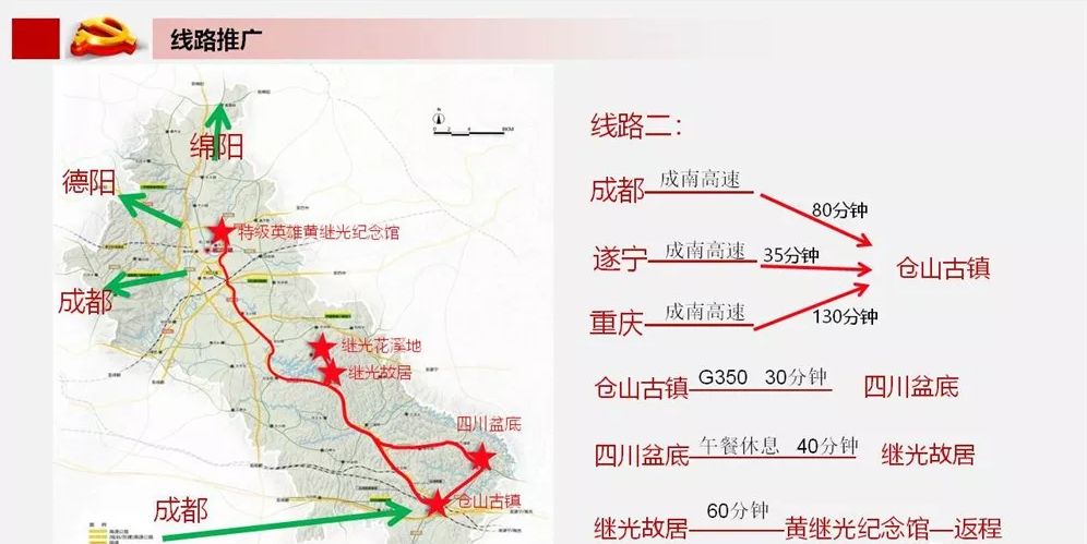 巴巴掌!中江入列四川第二批红色旅游线路