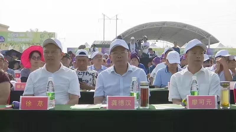 常德市政府副市长龚德汉,澧县县委书记廖可元,县委副书记,县长徐荩