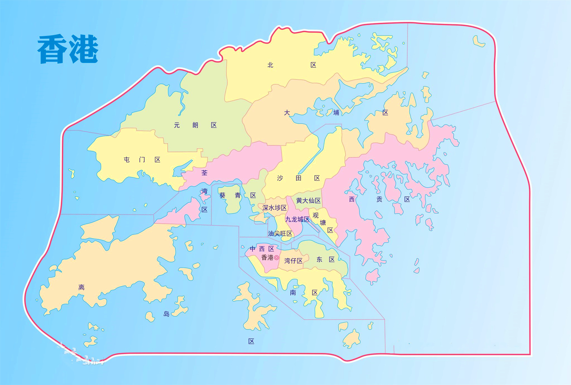 地图看世界;2019年全球最幸福的国家,香港的地理知识
