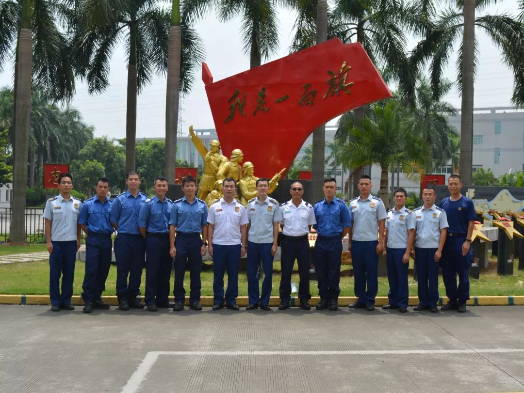 香港消防处坍塌搜救专队代表团到东莞消防支队交流学习