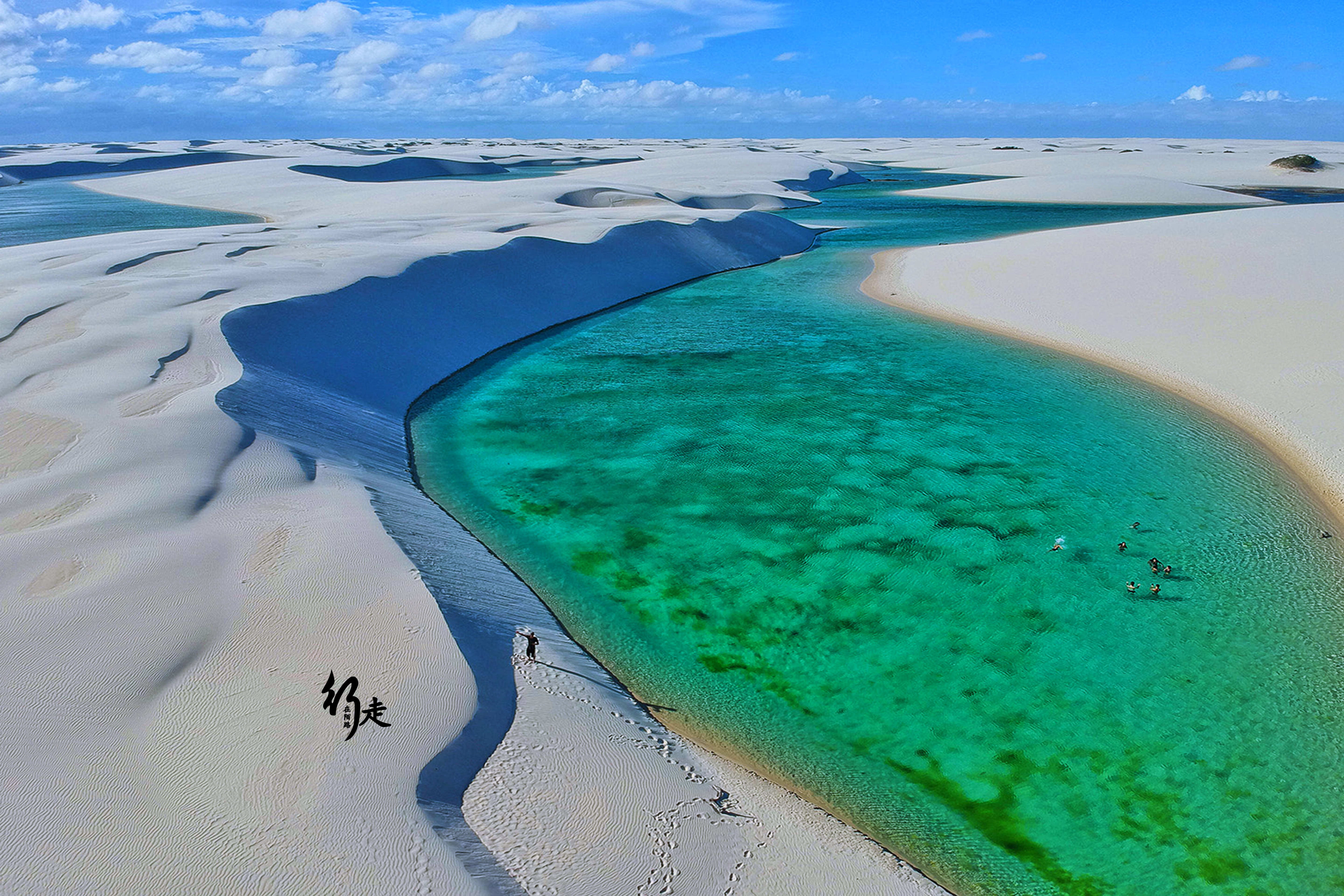 千年沙漠海：泥沙入海又被吹上海岸，湖泊半年淡水半年鹹 旅遊 第9張