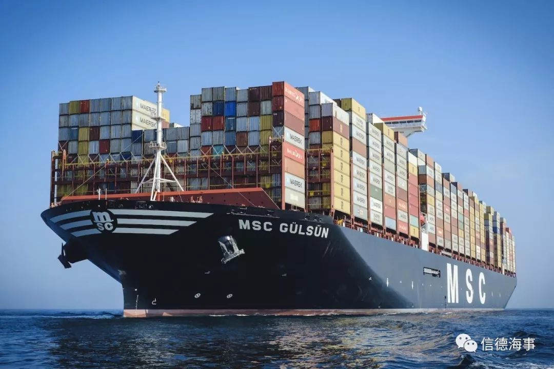 目前世界上最大的两艘集装箱船舶背后的资本都来自中国
