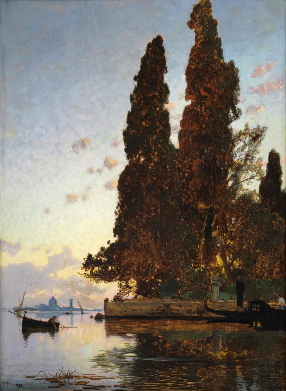 意大利画家hermann david salomon corrodi风景油画作品(一)