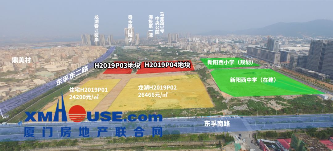 马銮湾2幅地块土拍结果出炉建发竞得h2019p03地块底价成交!