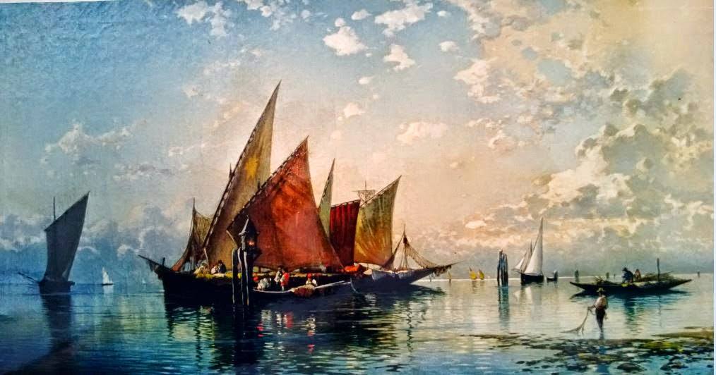 意大利画家hermann david salomon corrodi风景油画作品(一)