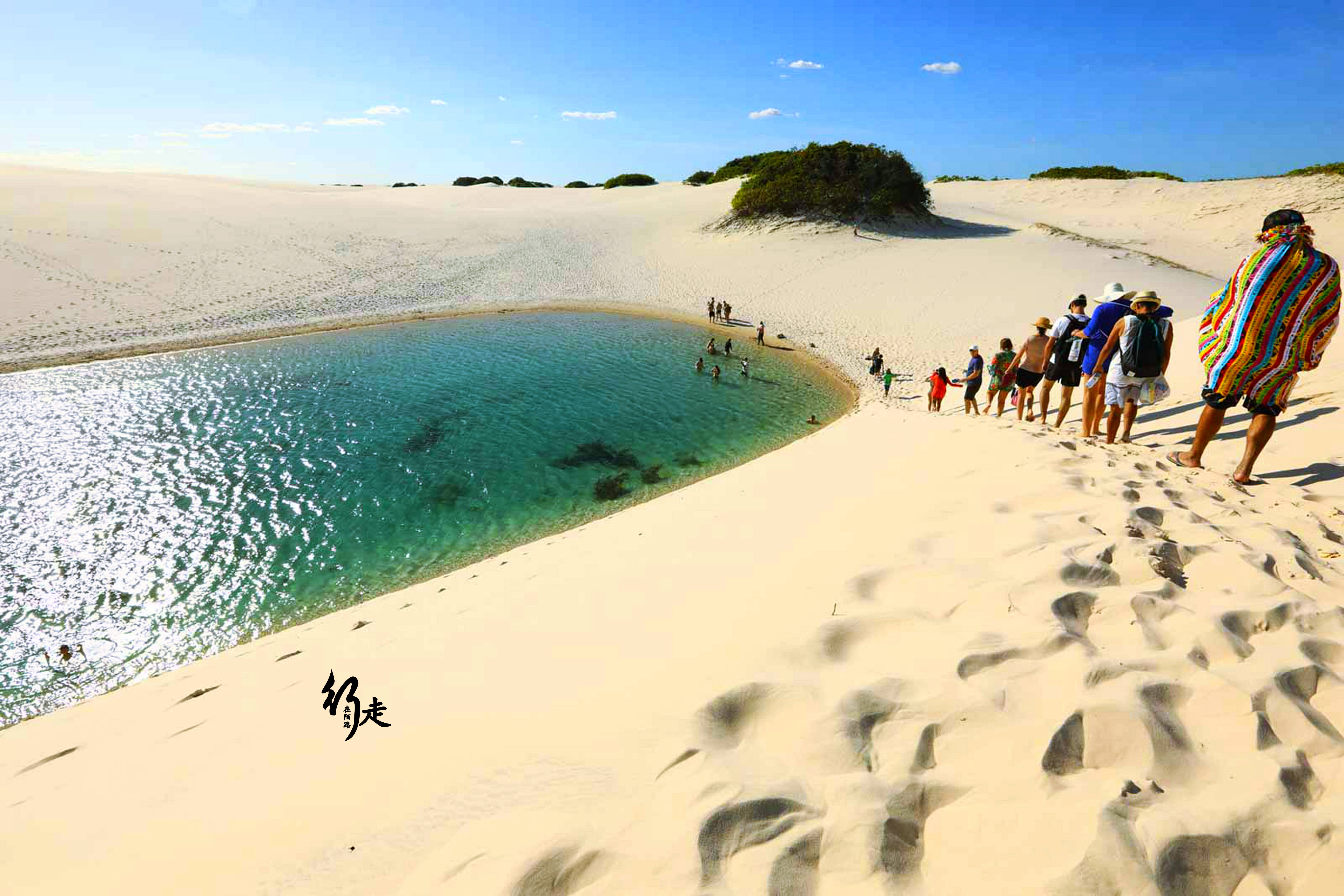 千年沙漠海：泥沙入海又被吹上海岸，湖泊半年淡水半年鹹 旅遊 第8張