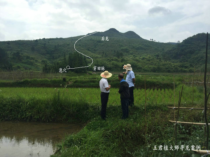 风水名穴蜘蛛下田形看看杨公风水大师王君植如何寻龙点穴贵州看风水