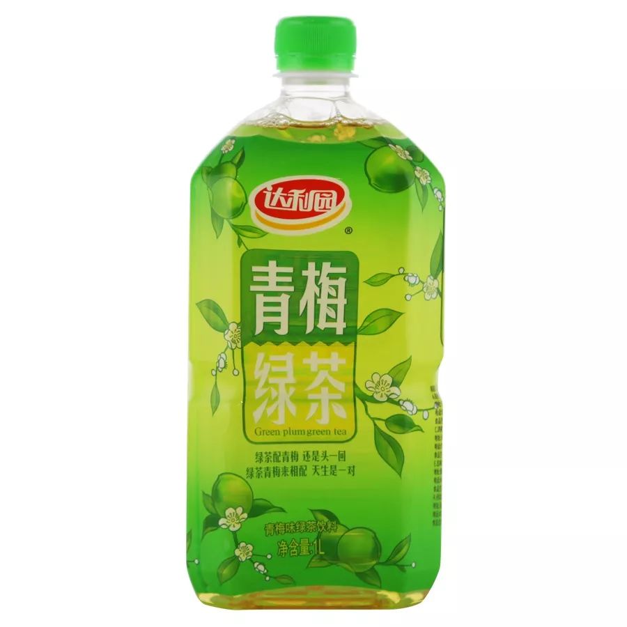 达利园青梅绿茶1l