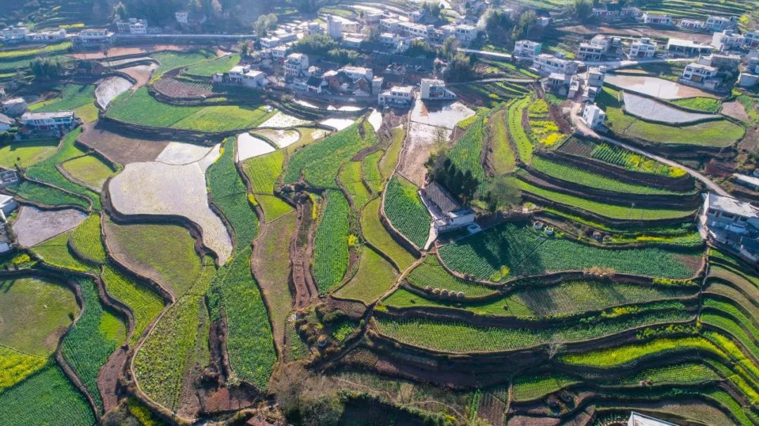 大方黄泥塘镇背座村,乡村美景醉人.罗大富 摄