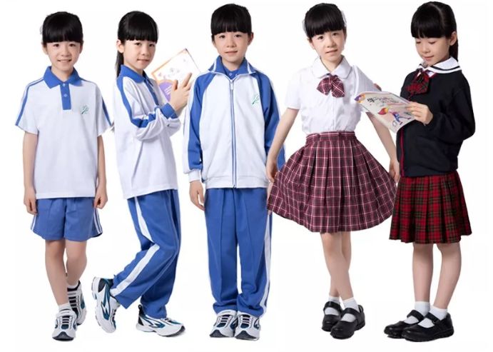 (2)每周二~周五学生统一穿着校运服;学生校运服分别有夏季运动校服
