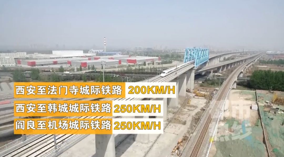 2019年5月,西韩城际铁路线路标准调整为时速250公里(原设计时速为200