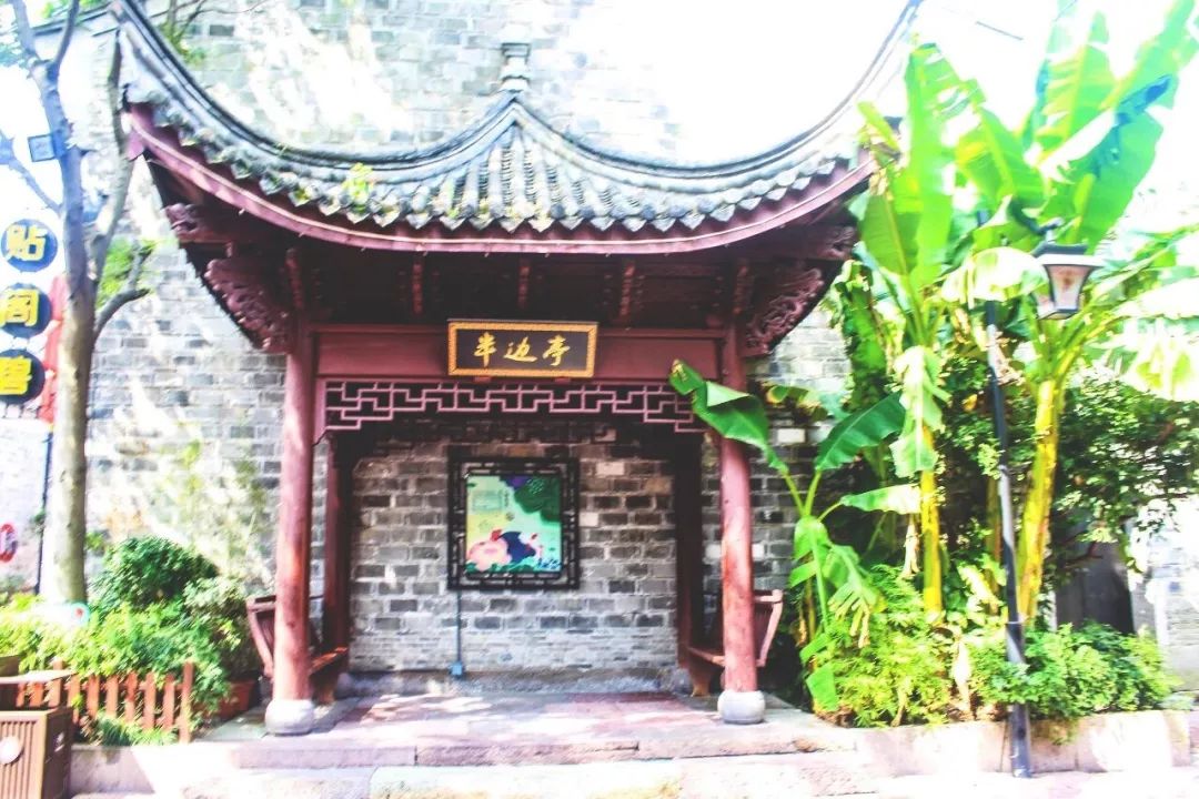 太阳再升高一些的时候,南塘老街的半边亭送走了晨练的老人们.