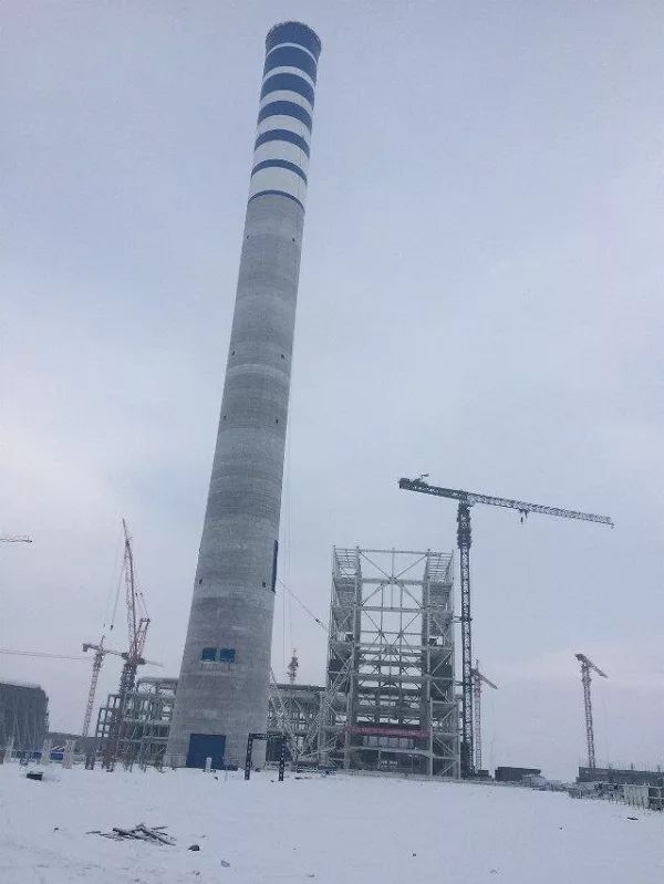 双投五彩湾北二电厂中国能建总承包建设