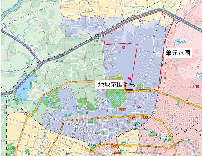 皇姑区首府新区上岗子地块规划调整方案批后公布