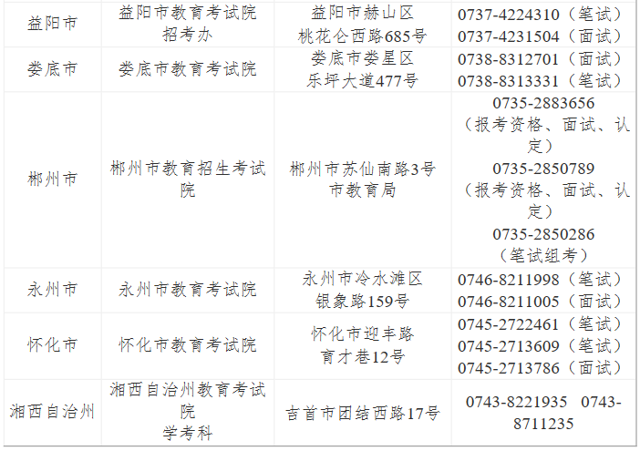 出了,2019湖南教师资格证考试公告,9月3日报名