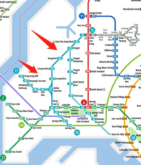 刷屏新加坡最新版地铁图出炉了
