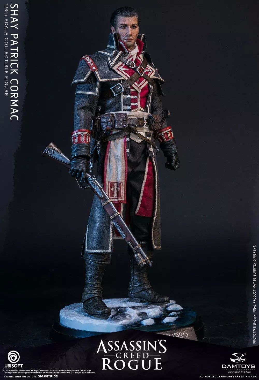 新品预定 damtoys 1/6 《刺客信条-叛变》- shay patrick cormac/谢伊