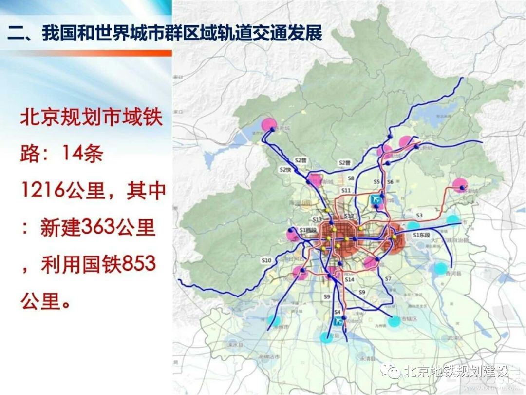 图中这些线路都是存在的,此外还增加了东北环线和大台线的市郊铁路