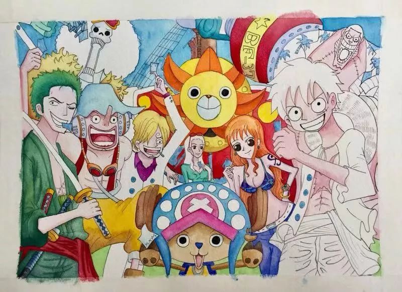 海贼王に オレはなる!——跟着夏夏老师一起来画『海贼王』!