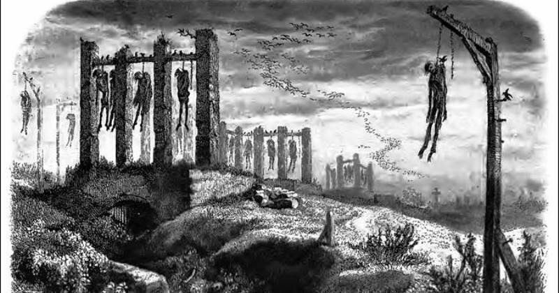 中世纪巴黎,令人闻风丧胆的绞刑架,犯人上架前