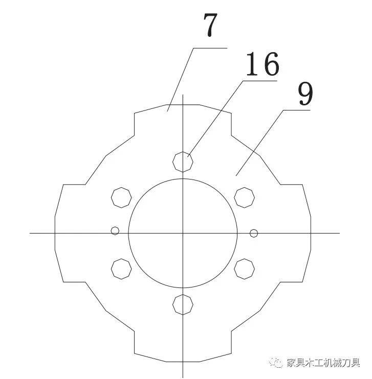 图6:压盘俯视图图5:内夹盘示意图图4:锁紧状态下俯视图图3:更换