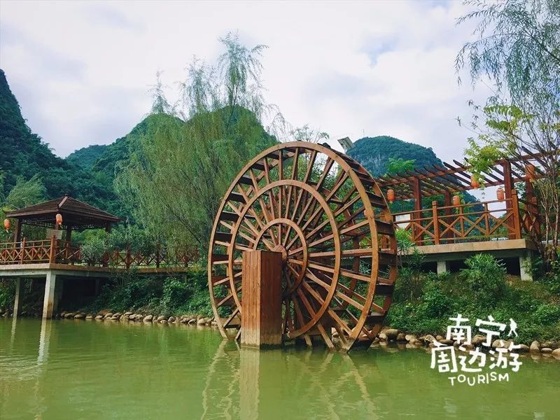 小都百乡村旅游区,呈现出江南水乡的风貌,是南宁最具性的乡村旅游