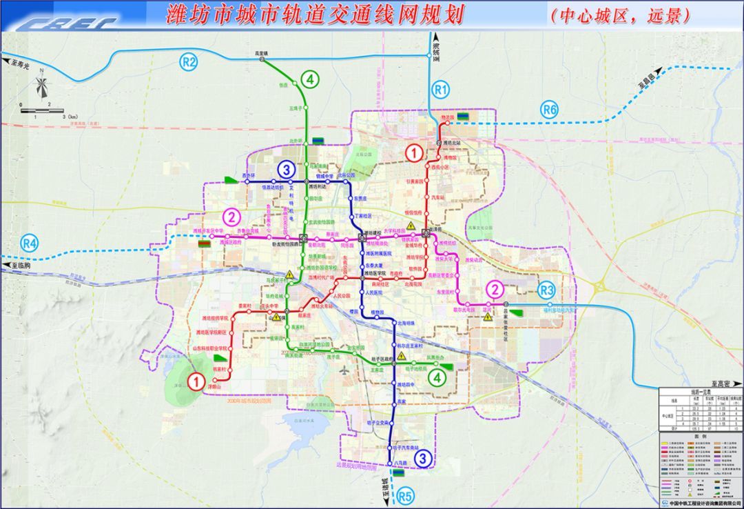 潍坊轻轨1号线,2号线最新招标公告发布!