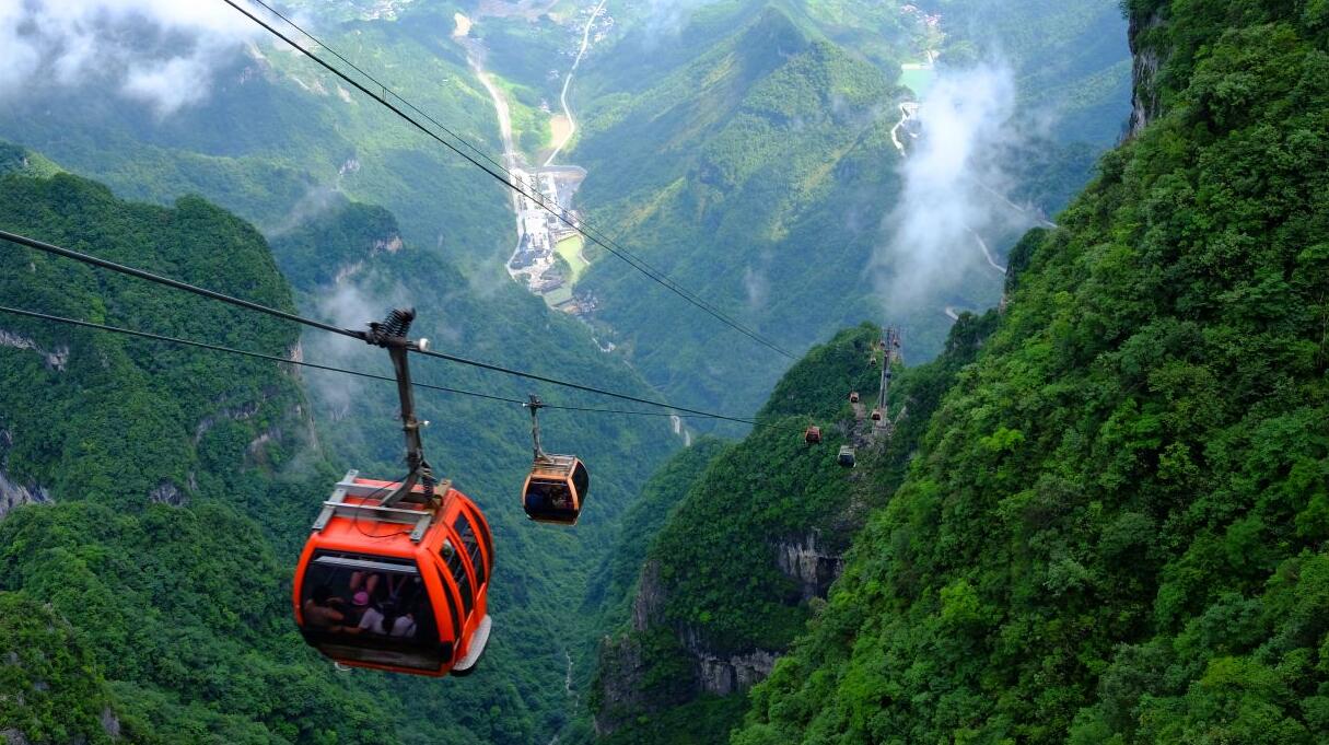 张家界天门山之旅,让我永远难忘的旅游回忆!_索道