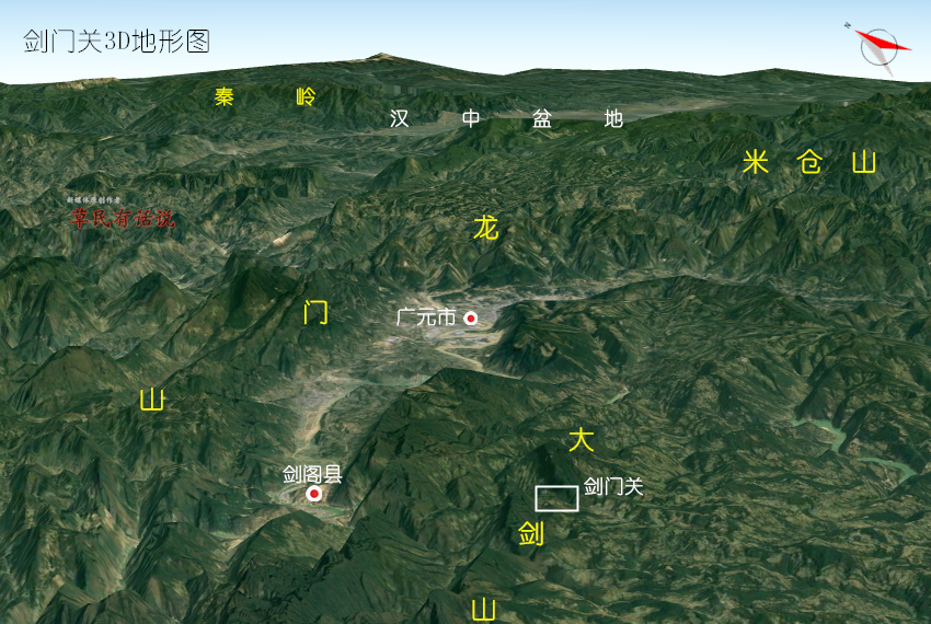 中国九大关隘3d版地势图山海关雁门关潼关