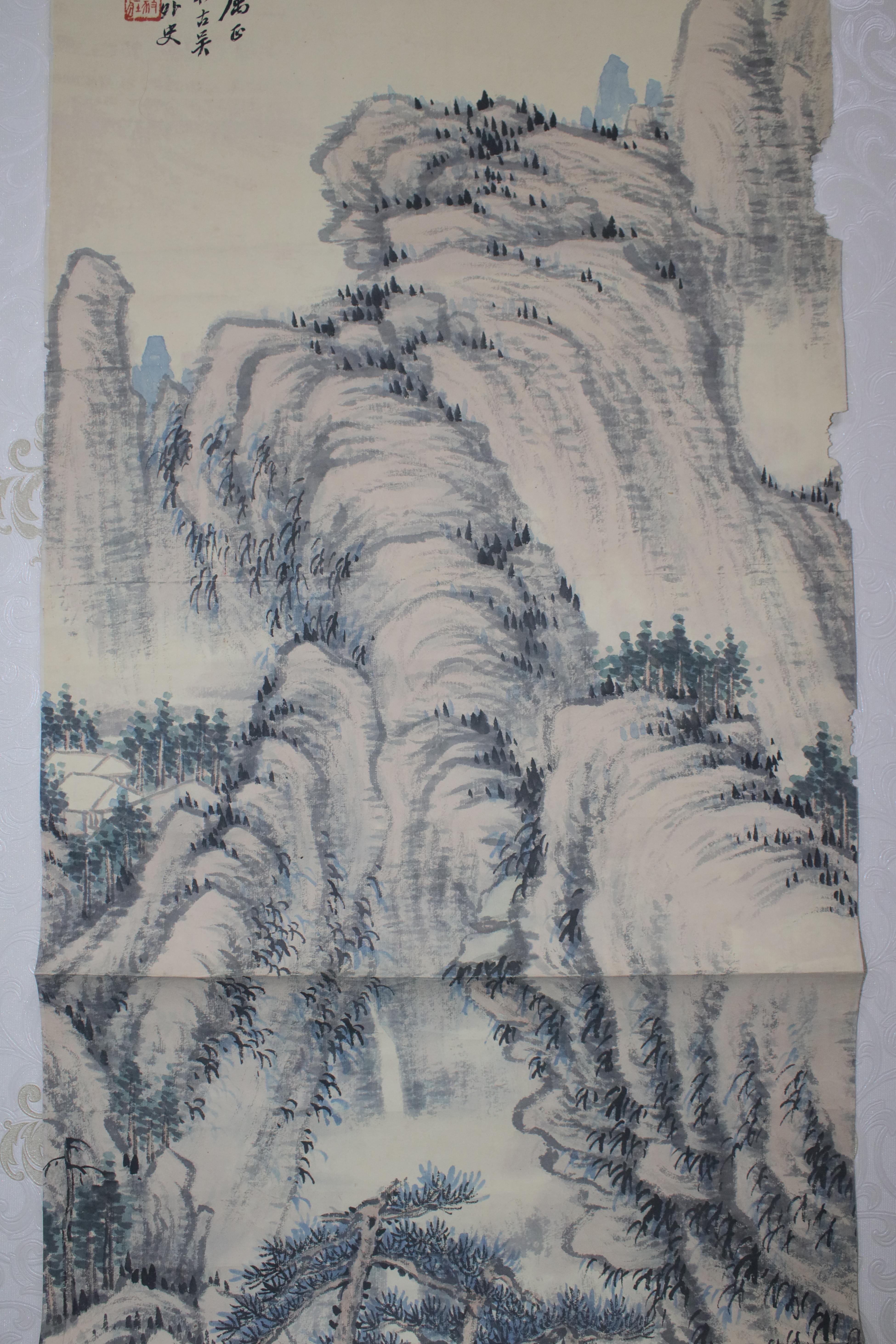 杨元溥大师的山水画