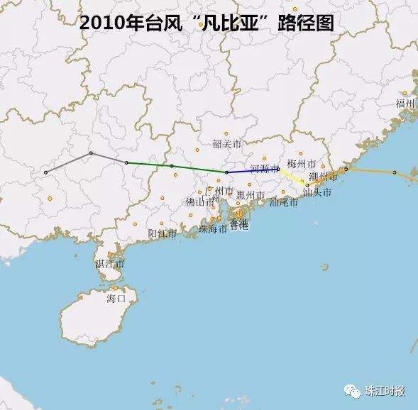 给广东大部带来暴雨到大暴雨降水,茂名,阳江遭遇特大暴雨(高州马贵