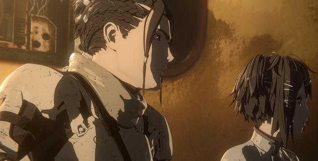 《blame!》是netflix独家投资的原创作品,是一部三渲二的cg科幻动画.