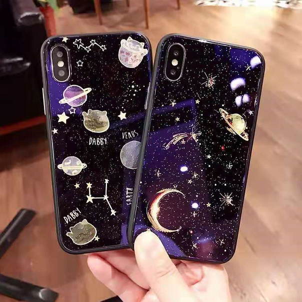 12星座专属星空手机壳金牛座大理石纹理狮子座强势流沙款
