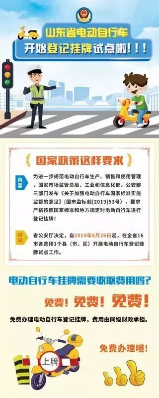 山东电动车挂牌新政出台济南开始试点如何办理看这儿