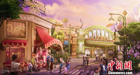 上海迪士尼乐园“疯狂动物城”全新概念图揭晓_全球
