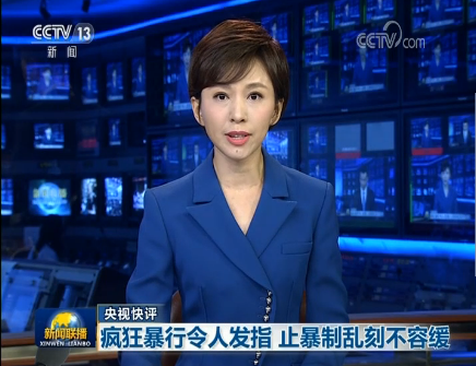 新闻联播反复上演的暴力闹剧必将受到严正追究