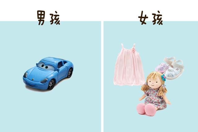 六岁内男孩和女孩有哪些不同?五张对比图告诉你