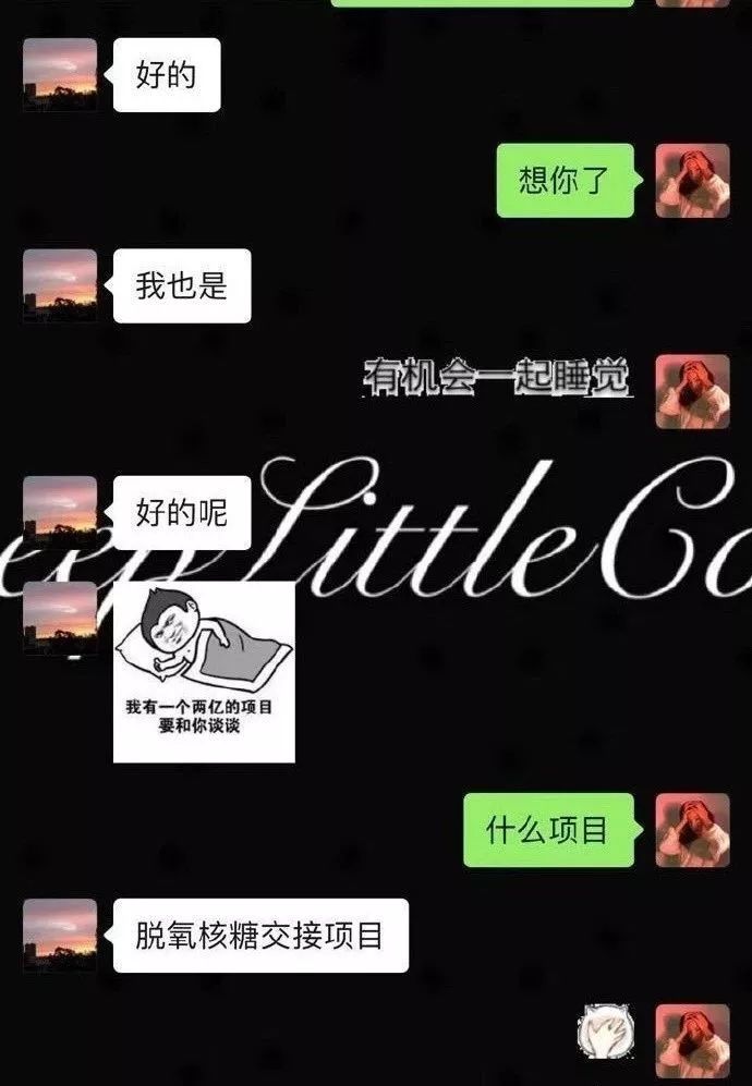我有个脱氧核糖交接项目,想跟你谈谈~丨爆笑囧图